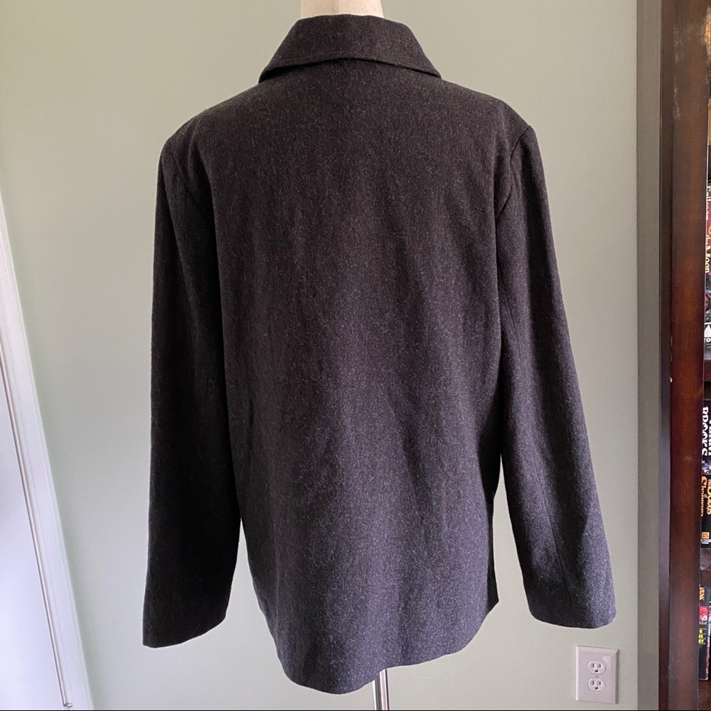 Pendleton Shacket Gray Size 14p Pockets - image 3
